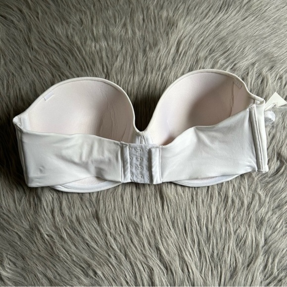 Maidenform Sweet Nothings Perfect Coverage Strapless Bra Womens Size‎ 36DD White - Picture 3 of 6